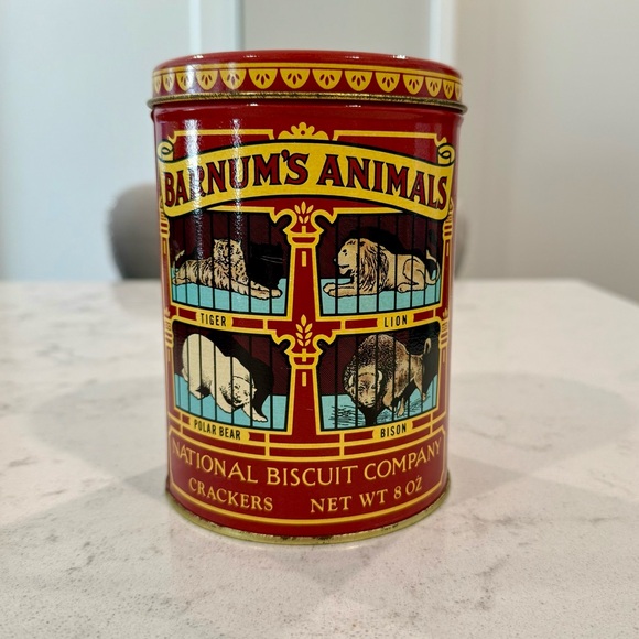 Vintage Barnum's Animals Crackers Tin Set - Picture 9 of 16